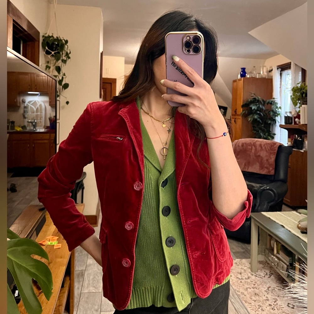 American Eagle Blazer | Red Velvet | S/P